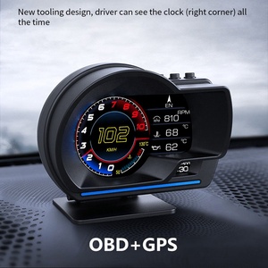 2024 Hot Đa-Chức năng OBD2 + GPS tự động thiết bị điện tử P6 xe kỹ thuật số đo xe Head up hiển thị HUD xe hiển thị - Product Image 5
