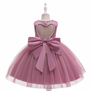 High Quality Girls Princess Dresses Heart Hollow Kids Party Wear Dresses Baby Clothing Girls Formal Wear - Product Image 2