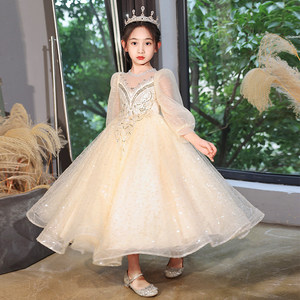 Vestido de Princesa para Niña, Traje de Fiesta de Cumpleaños, Vestido de Gala, Ropa Infantil, Vestido Largo de Navidad, Recital de Piano - Product Image 5