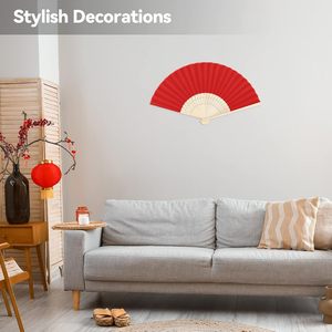 Abanico de Bambú Ecológico Personalizado para Regalo de Boda, con Nombre Impreso y Técnica de Pintura a Mano, Forro de Papel - Product Image 2