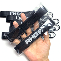 Porte-clés personnalisés en tissu brodé sur mesure avec étiquettes RFID pour avion et aviation