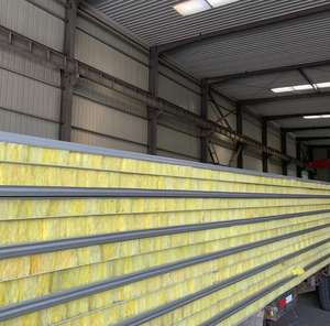 <span class=keywords><strong>Prix</strong></span> d'installation par mètre carré Panneau sandwich à noyau de laine de roche XPS Matériau métallique en acier <span class=keywords><strong>Isolation</strong></span> de la construction de bâtiments - Product Image 3