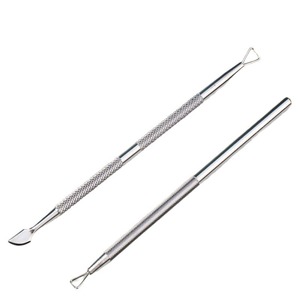 Fournisseur direct d'usine d'outils de nail art en acier inoxydable, dissolvant de vernis à ongles double tête, pour nettoyer la saleté et les débris, et - Product Image 4
