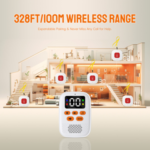Système de surveillance des appels pour personnes âgées Système d'appel SOS à domicile Host Caregiver Pager Bouton d'appel Home Emergency SOS Medical Alert <span class=keywords><strong>System</strong></span> - Product Image 6