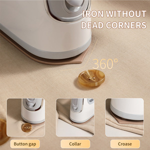 Nueva Plancha de Vapor Eléctrica Vertical de Tres Bloques, Portátil para Viajes y Hogar, 160ml, Multiángulo, Máquina de Planchar Ropa Doméstica - Product Image 4