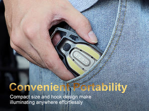 مصباح سلسلة مفاتيح وارسن G2، إضاءة قوية متعددة الوظائف، فتاحة مغناطيسية للتدخين، مصباح محمول صغير - Product Image 6