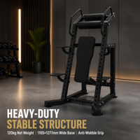 Appareil Commercial Réglable pour Abdominaux et Entraînement du Core, Machine à Sit-up Inversée, Équipement Vertical pour Relevé des Genoux pour Salle de Sport