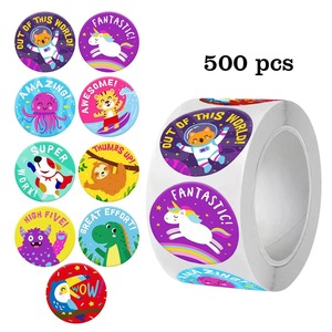 Autocollants de dessins animés <span class=keywords><strong>d</strong></span>'animaux pour les enfants, l'école, les enseignants, la salle de classe, la <span class=keywords><strong>d</strong></span>écoration de la maison, les projets <span class=keywords><strong>d</strong></span>'artisanat, les fêtes, les accessoires personnels - Product Image 1