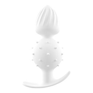 Ejercitador de Kegel giratorio de doble bola ajustable con tapón anal de diseño oculto para adultos - Product Image 1