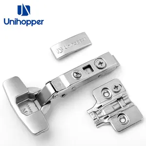 Unihopper заводской зажим на 3D Регулируемые мягкие закрывающиеся шарниры для кухонного шкафа