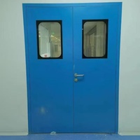 Puerta de Acero Galvanizado de Alta Calidad, Estándar Médico, Moderna, Manual, para Uso Interior, Almacén, Escuela, Núcleo de MDF, Personalización de Fábrica