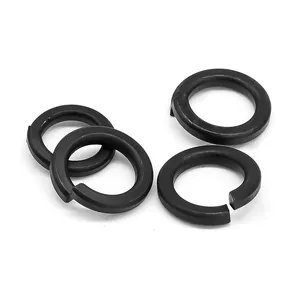 Lock Washers Steel Thickened Opening Flat Washer High Quality Customized Stainless Steeltion Spring with Square Ends Black GB