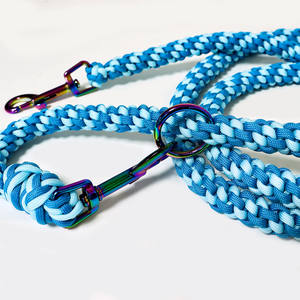 Nuevo Juego de Correa para Perro de Lujo Reforzada 2026, <span class=keywords><strong>Collar</strong></span> para Mascotas Tejido a Mano, Apto para el Entrenamiento de Perros Pequeños, Medianos y Grandes - Product Image 6