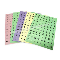 Autocollants en vinyle avec lettres en or/argent, autocollants en lettres, imperméables, adhésifs, pour journal, smartphone, ordinateur portable