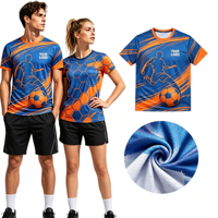 T-shirt en polyester respirant à sublimation intégrale personnalisée pour le sport et la promotion de marque - Vente en gros