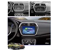 Cadre vidéo de voiture pour Suzuki Sx4 S Cross 2014 stéréo Gps lecteur Dvd de voiture installation panneau Surround garniture plaque frontale Kit de montage de tableau de bord