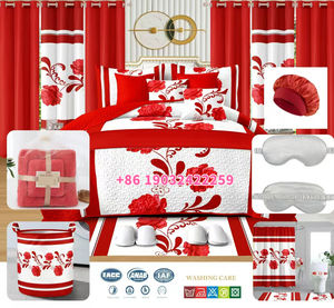 Dalam stok ukuran King 12/26-30 pcs Set seprai selimut penutup ranjang tirai cocok seprai kamar mandi Set seprai - Product Image 6