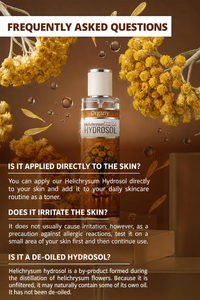 100% Pure Turkish Helichrysum <b>Water</b> Hydrosol Helichrysum italicum Steam Distilled Wholesale Private Label OEM Anti Aging Face - Product Image 6