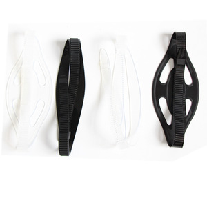 Correa para máscara de buceo de silicona universal de alta elasticidad para buceo deportes acuáticos talla L negro - Product Image 2