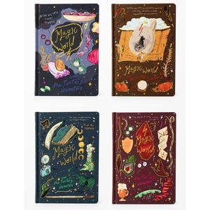 <span class=keywords><strong>Cuaderno</strong></span> <span class=keywords><strong>de</strong></span> <span class=keywords><strong>Escritura</strong></span> con Encuadernación Térmica Magic World A5, 128 Hojas, Diseño Retro, Colorido, con Tapa Dura, Libro <span class=keywords><strong>de</strong></span> Diario, Regalo - Product Image 2
