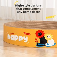 Arbre à chat moderne grand luxe pour Halloween et Noël, griffoir intégré, design résistant à l'usure et aux rayures, en carton ondulé