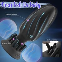 Masseur 360 OEM personnel à vitesse variable, vibrations, silicone sûr pour le corps, USB C, étanche IPX6, certifié CE, écologique, soins personnels