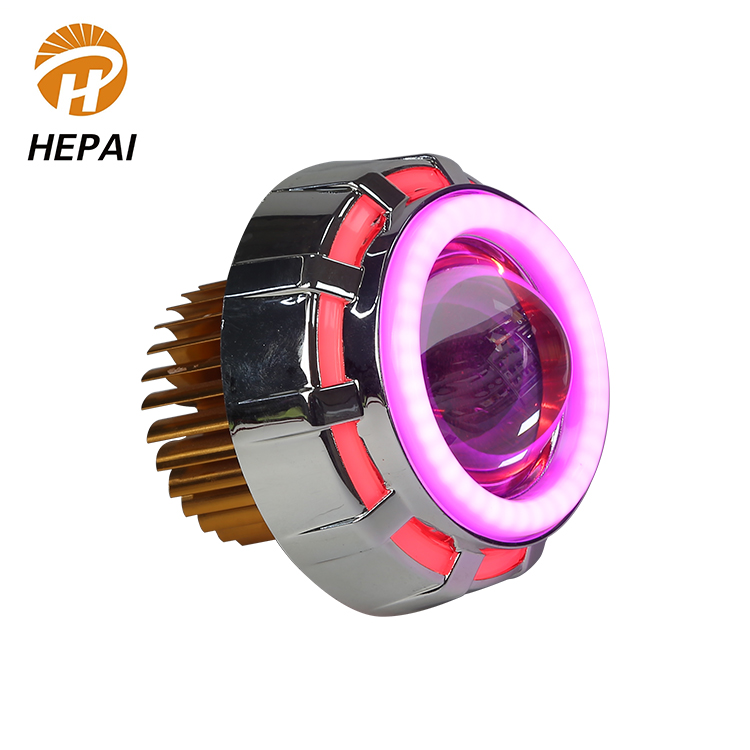 Галогенный прожектор Zhongshan, 12 В, передняя фара ангела с дьявольским глазом, светодиодный мотоциклетный светильник