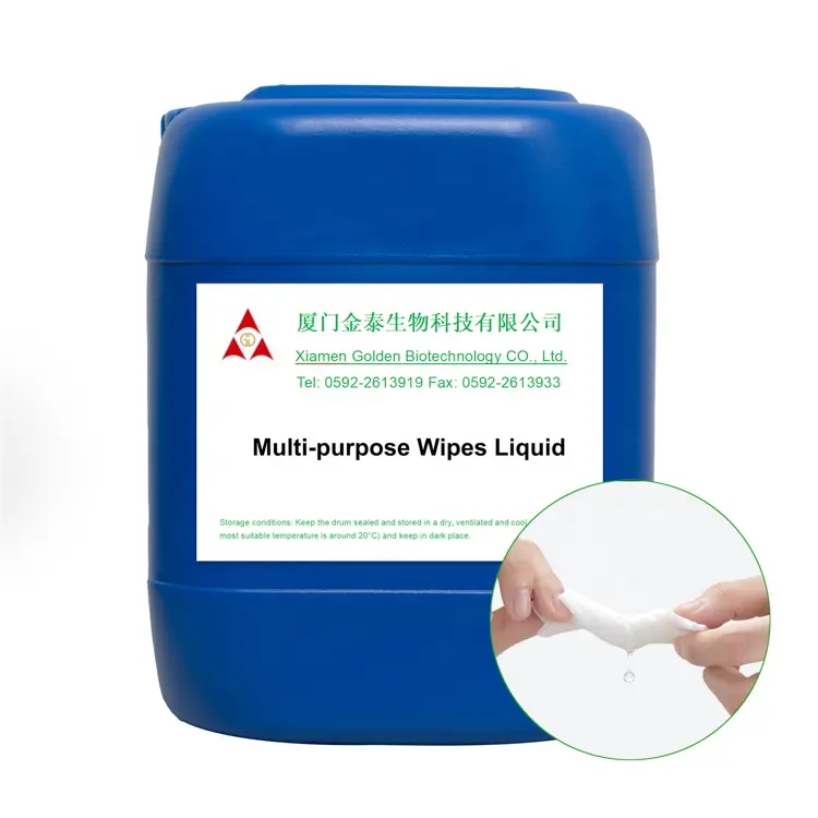 Best Selling Premium Quality Multi-purpose Wet Wipes Liquid Wipes Solution for Cleaning Tissue Wipes Raw Materials