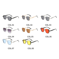 Lunettes de soleil Tony Stark pour hommes et femmes, design de marque, monture en métal, lunettes de soleil steampunk, lunettes en alliage pour hommes et femmes
