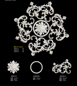 Moulures de <span class=keywords><strong>plafond</strong></span> en polyuréthane PU de style européen français, design moderne, personnalisation OEM pour la décoration de la maison - Product Image 6