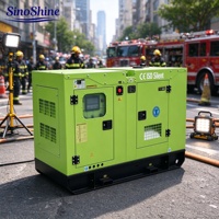Groupe électrogène diesel silencieux SinoShine 25 kVA à démarrage automatique avec ATS pour hôpitaux et établissements médicaux, certifié CE ISO