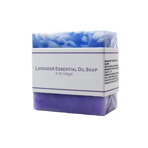 Gemstone Rose Lavender Transparent Cleansing Fragrance Jelly Essential Oil Handmade Soap