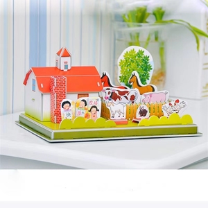 Nouveau 3D Papier Puzzle <span class=keywords><strong>Maternelle</strong></span> <span class=keywords><strong>À</strong></span> <span class=keywords><strong>La</strong></span> Main Puzzle Jouets Pour Enfants - Product Image 4