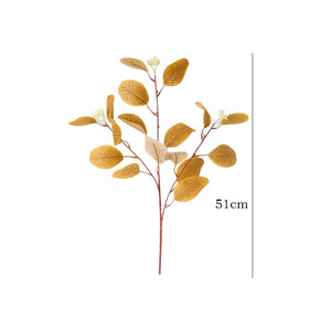 Feuilles d'<span class=keywords><strong>eucalyptus</strong></span> avec fruits, plante verte artificielle, décoration paysagère, plante verte artificielle, arbre artificiel pour aménagement paysager - Product Image 5