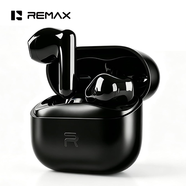 REMAX TWS-25 Wireless Earbuds Bluetooth 6.0 Headphones in Ear with 4 Noise Cancelling Mic Stereo Bass Sports Wireless Earphones
