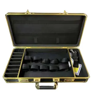 In stock aluminium barber tool case for salon shop