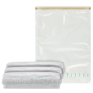 Sacs de scellage étanches à compression sous vide peu encombrants Capacité de 6-<span class=keywords><strong>10L</strong></span> Transparent Rangement de vêtements Rangement de la literie - Product Image 2