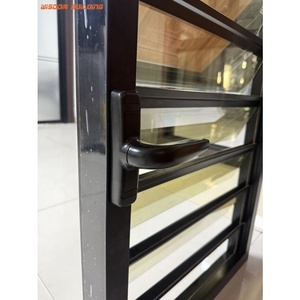 Có thể điều chỉnh dọc hợp kim nhôm hiện đại trồng cửa chớp với kính cho dân cư & khách sạn sử dụng - Product Image 2