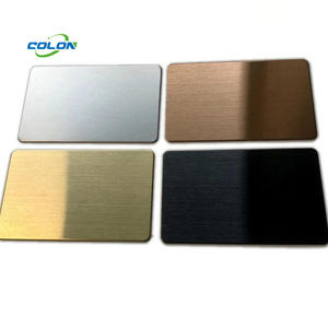 منتجات النقش بالليزر قطع لوحة أسماء فارغة ليزر طباعة مخصصة الفولاذ المقاوم للصدأ بطاقة الأعمال المعدنية السوداء شخصية - Product Image 4