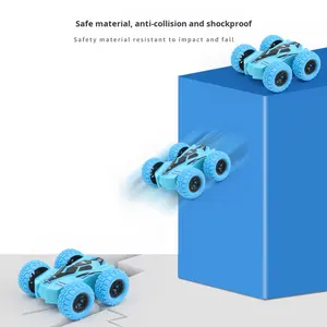 Camion benne à double benne 4x4 à inertie pour garçons, véhicule de rue en plastique ABS, jouet à friction, vente chaude - Product Image 3