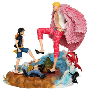 ใหม่21cm อะนิเมะหนึ่งชิ้นลิง D luffy VS donquixote รูปปั้นการ์ตูนพีวีซีแอ็กชันฟิกเกอร์ตุ๊กตาของเล่นของขวัญ - Product Image 1