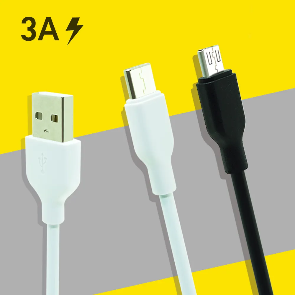 3A USB C Cable Fast Charge Wire Cord for Huawei Samsung Oneplus 7 Pro Mobile Phone USB-C Charging cables