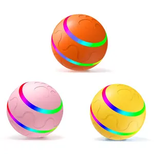 Automatic Smart Cat Toy Jumping Ball Self Interactive Electric Rotating USB Cat Toy Rolling Jumping Ball For Pet Cat