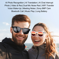 Lunettes de caméra IA W611, étanches IP66, traduction en temps réel, réponse intelligente aux questions, interaction IA, enregistrement photo et vidéo