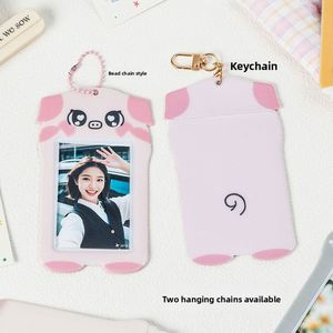 X527 พร้อมส่ง พวงกุญแจรูปสัตว์ตลกๆ พลาสติกขายส่ง ที่ใส่บัตรรูปสุนัข PVC ที่ใส่บัตรรูปสุนัข - Product Image 4