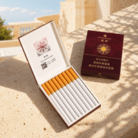 Étui à cigarettes doré, étui d'emballage pour cigarettes, étui à cigarettes étanche avec briquet, boîtes en carton écologiques noires et blanches