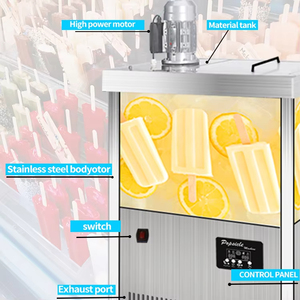 PM80 Commercial Automatic High-Accuracy Popsicle <b>Machine</b> Stainless Steel for Milk Fruit Ingredients 110V/220V 1 Year New - Product Image 2