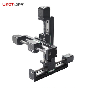 Umot 50-400 mét tải 30kg độ chính xác cao điện tuyến tính hướng dẫn đường sắt thiết bị truyền động hệ thống với động cơ bước bóng vít mô-đun chuyển động - Product Image 6