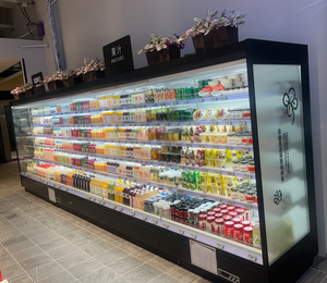 Refrigerador Exhibidor Multideck Abierto con Enfriamiento por Aire Marca Carrier para Supermercados, 5/6 Estantes, Vitrina Refrigerada para Lácteos - Product Image 6