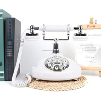 Téléphone Rétro à Cadran Rotatif 1080P Vidéo & Audio, Enregistreur Téléphonique, Livre d'Or Audio – Nouveauté Promotionnelle